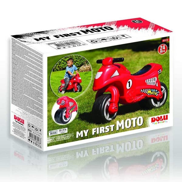 Dolu Min Första Motor Balans Scooter Röd