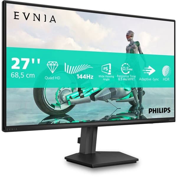 PC-gamerskærm - PHILIPS - 27'' - QHD - 144Hz - IPS-panel - 0,5ms - 27M2N3500NF/00