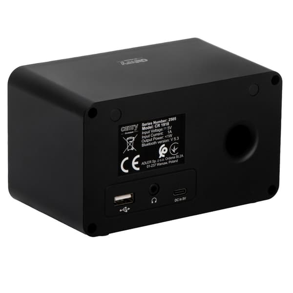Camry CR 1918 internetradio, 2,4" sort