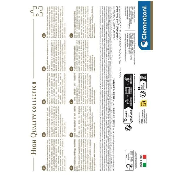 CLEMENTONI - Kompakt 1000 brikker - La None