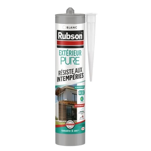 Spackel - RUBSON - PURE - Utomhus - Vit - 280ml