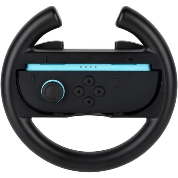 Sæt med racerhjul - Nintendo Switch Joy-Con controllere 2 - Konix - Plastik - Sort