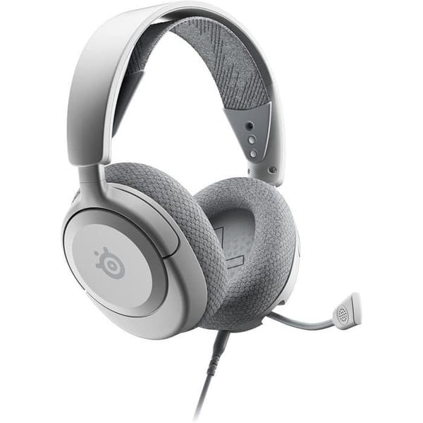 Gaming Headset - STEELSERIES - Arctis Nova 1P Hvid - Kablet - Multiplatform - Hvid / Grå