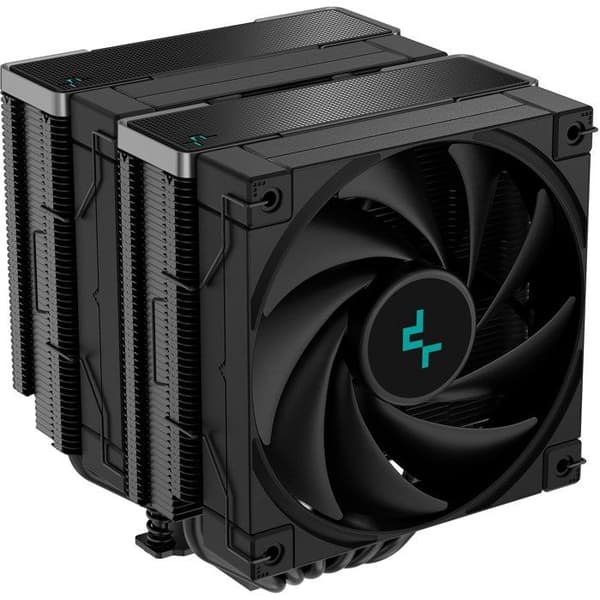 DEEPCOOL AK620 Zero Dark (sort) - CPU-køler - 2x120mm