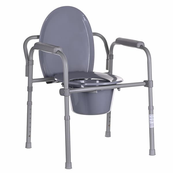 Sammenklappelig toiletstol