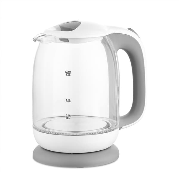 Maestro MR-056-Grå Glas Vattenkokare 1,7 L