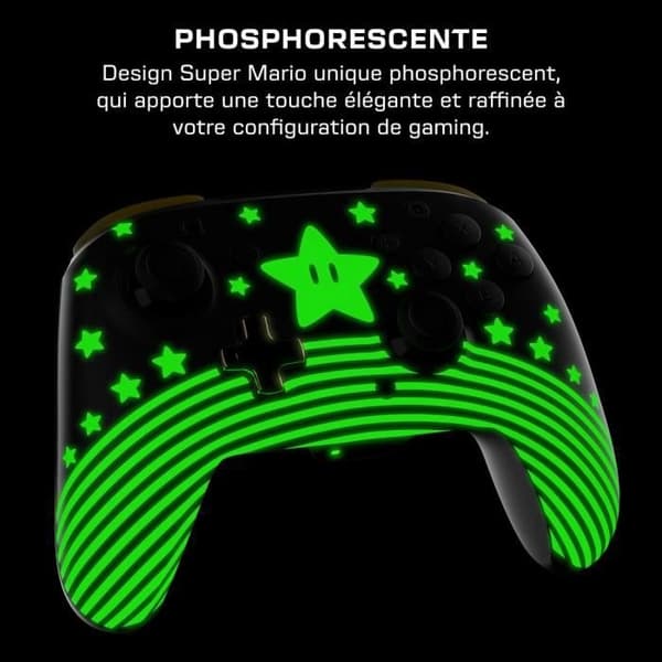 Trådløs spilcontroller til Nintendo Switch™ - TURTLE BEACH - TBC-8101-75 - Rematch™ Super Mario Star