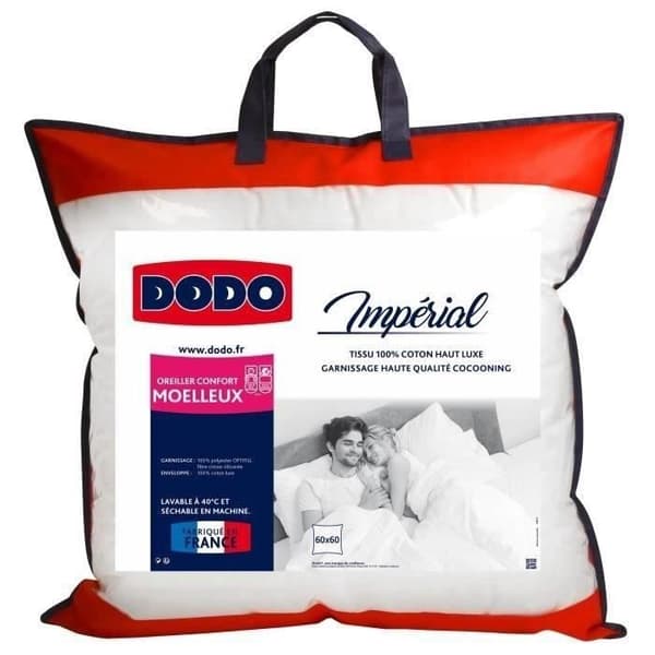 DODO Imperial Fluffig Kudde - 60 x 60 cm - Vit