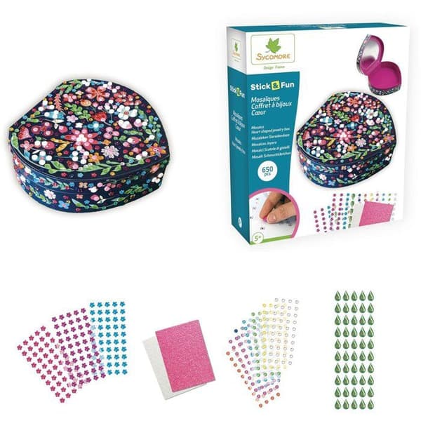 Stick'n Fun - 3D Mosaik - Hjärtask
