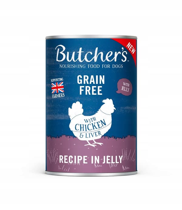 BUTCHER'S Original Recept i gelé Kyckling - våtfoder för hundar - 400 g