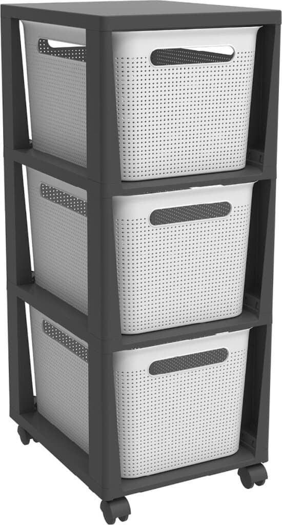 Rotho Brisen Design Byrå 3x16L Vit