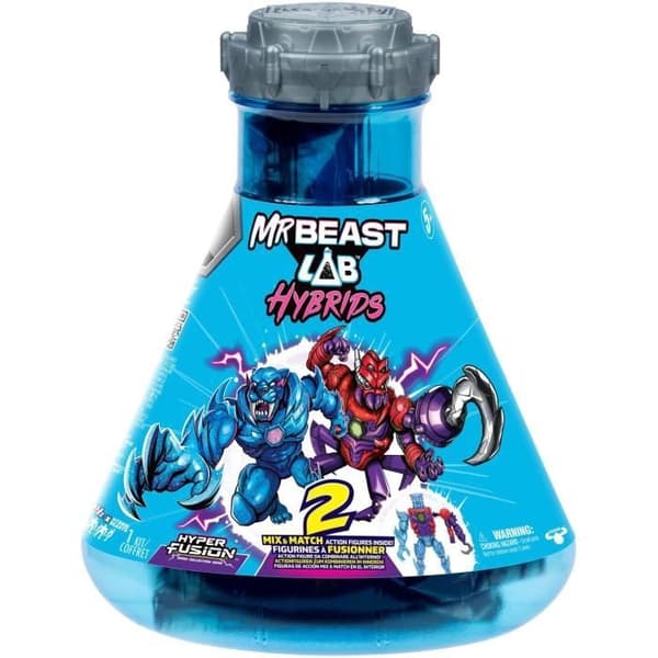 2-pak figurer - MRBEAST LAB - Mix & Match - Tilfældig model + halvfigur