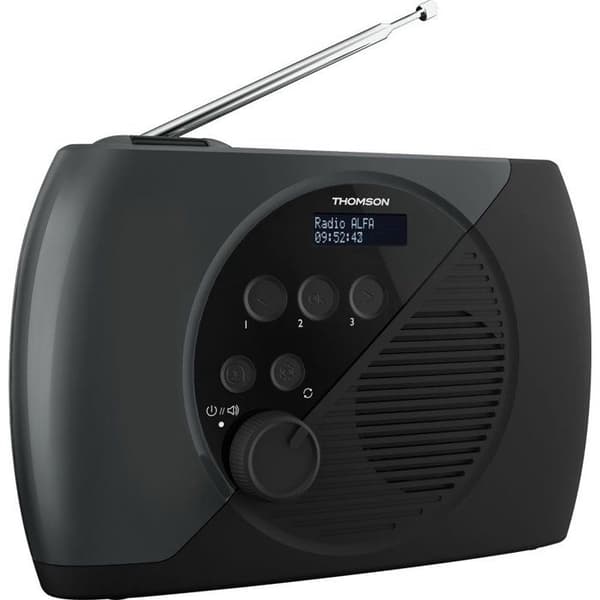 FM-radio - THOMSON - DAB - Grå och svart