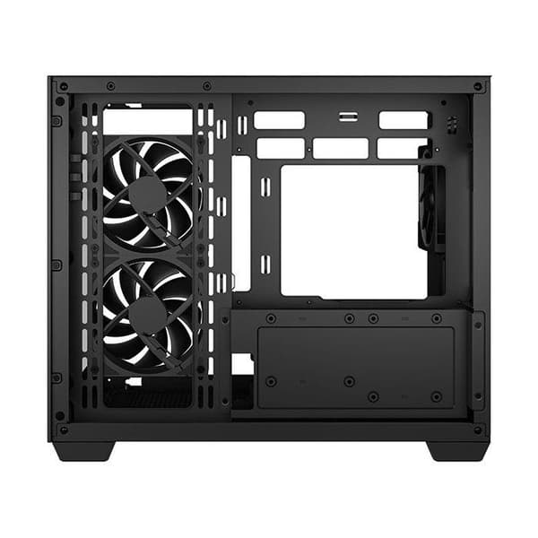 PC-chassi - DEEPCOOL - CG330 - Minitorn - Micro-ATX-formfaktor - Inkluderar 3 ARGB-fläktar - Svart