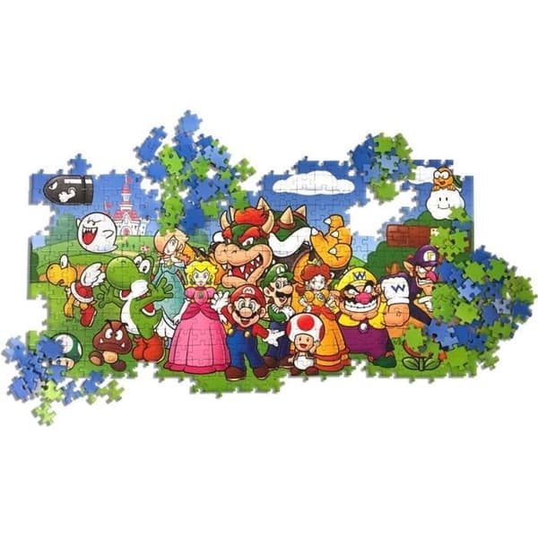 SUPER MARIO OG VENNERNE Puslespil 500 brikker