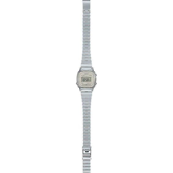 Klocka - CASIO - LA670WEA - Unisex - Grå - Kvarts - Digital
