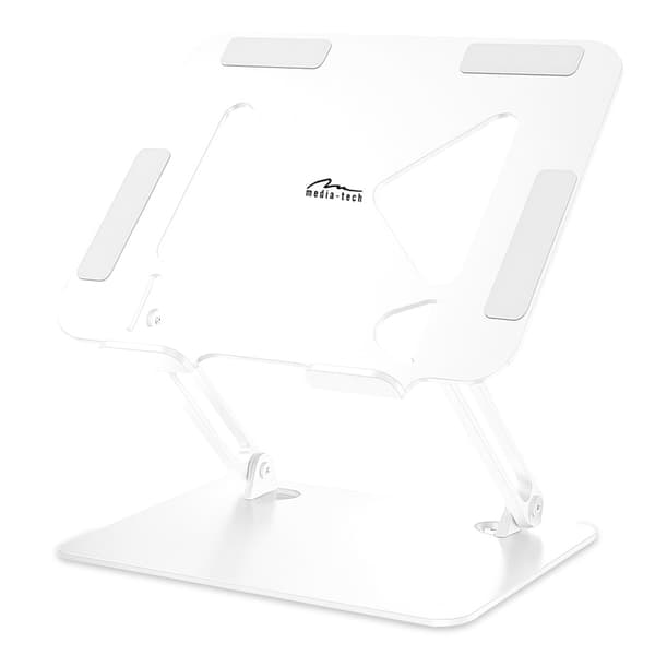 MEDIA-TECH Laptopställ – Laptopställ MT2661W (vit)