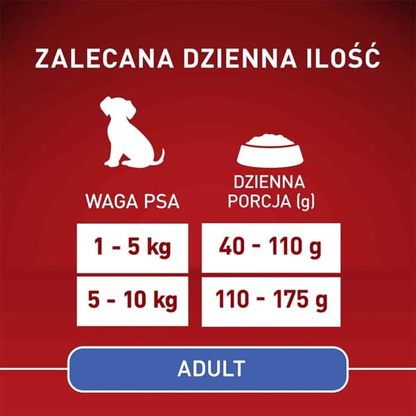 PURINA One Mini Adult Nötkött, Ris - Torrfoder för hundar - 800 g