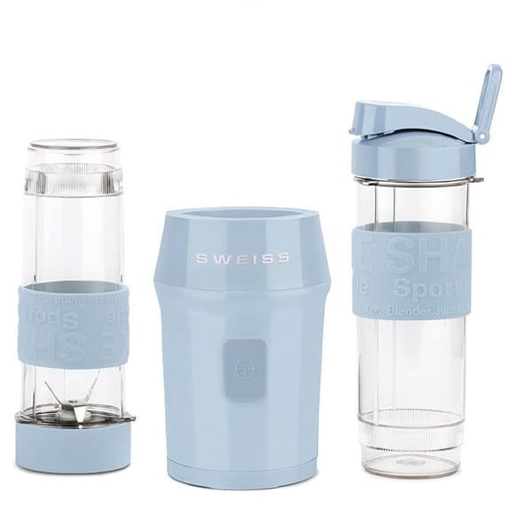 Minitehosekoitin - SVEITSI - MOOV6 - 300 W - 570 ml - 2 pulloa - Sininen
