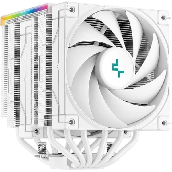 CPU-kylare - DEEPCOOL AK620 Digital - 2x 120 mm fläkt - Vit
