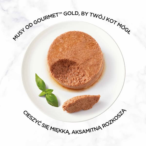 PURINA Gourmet Gold Mousse med laks - vådfoder til katte - 85 g