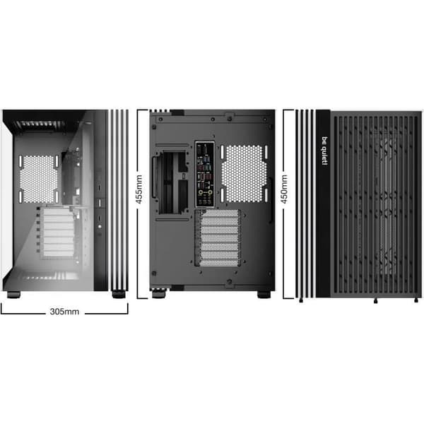 PC-chassi - BE QUIET! - Lätt bas 600 DX - Tyst - Elegant design - ATX-kompatibel
