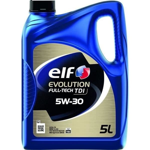 Moottoriöljy - ELF - EVOLUTION FULL-TECH TDI 5W-30 - 5L