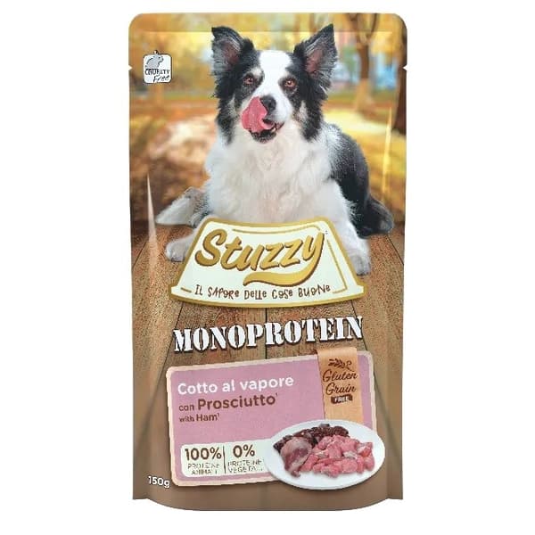 STUZZY Monoprotein Skinke - vådfoder til hunde - 150 g