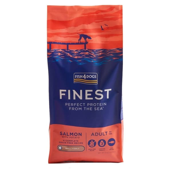 FISH4DOGS Finest Små racer laks - tørfoder til hunde - 6 kg