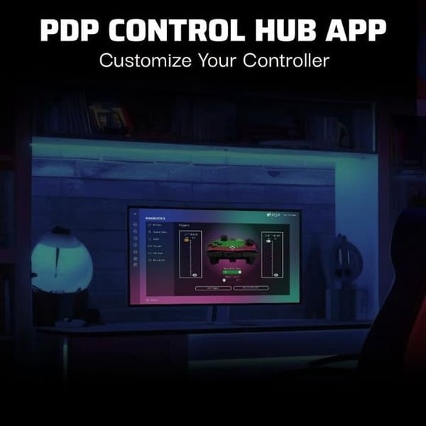 Gamepad - Xbox - Rematch Glow Advanced - Filiare - Space Dust - PDP
