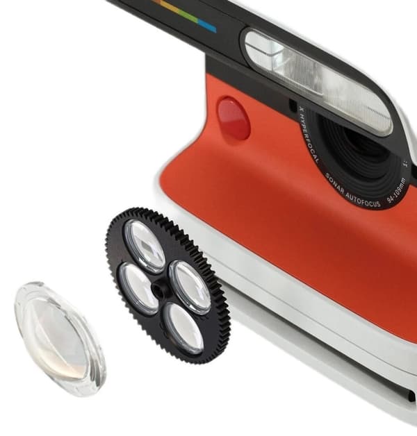 Polaroid Flip 79 x 79 mm Sort, Orange, Hvid