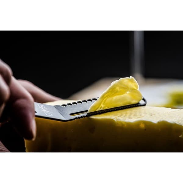 Oste- og smørknivsæt - LIFESTYLE - Rustfrit stål - 6 dele - Sort