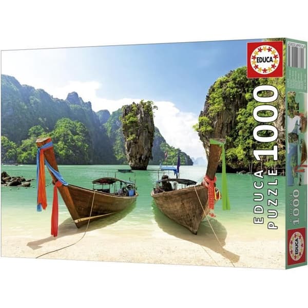 Pussel - EDUCA - James Bondön Thailand - 1000 bitar