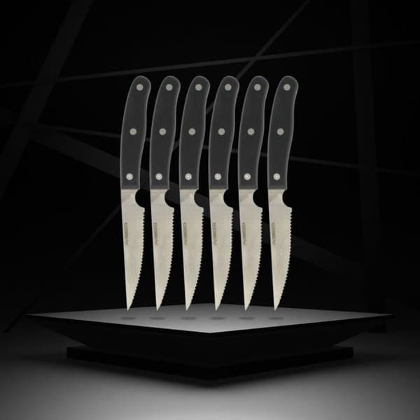 6 pihviveitsen setti - NIROSTA - 22 cm