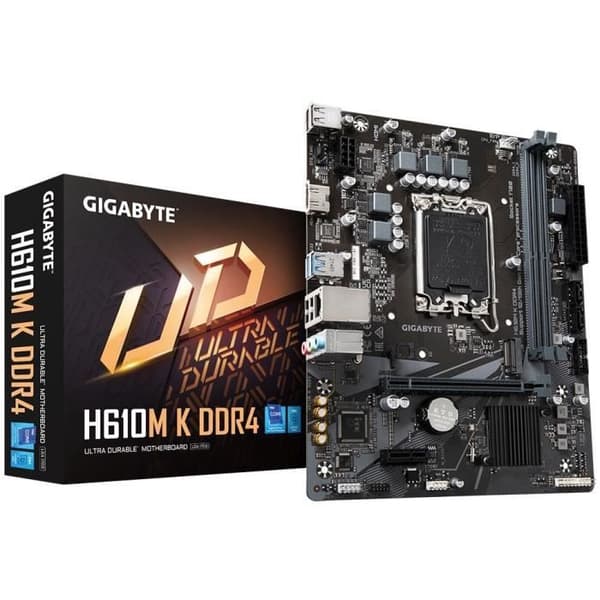 Emolevy - GIGABYTE - H610M K DDR4