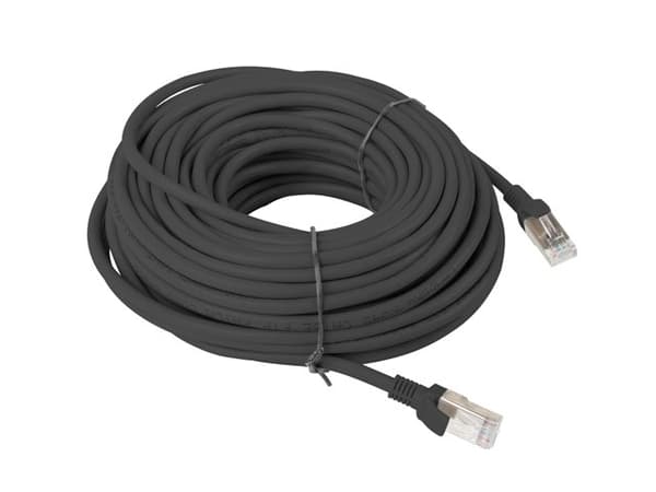 LANBERG PATCHCORD RJ45, KAT. 5E, UTP, 20M, Svart
