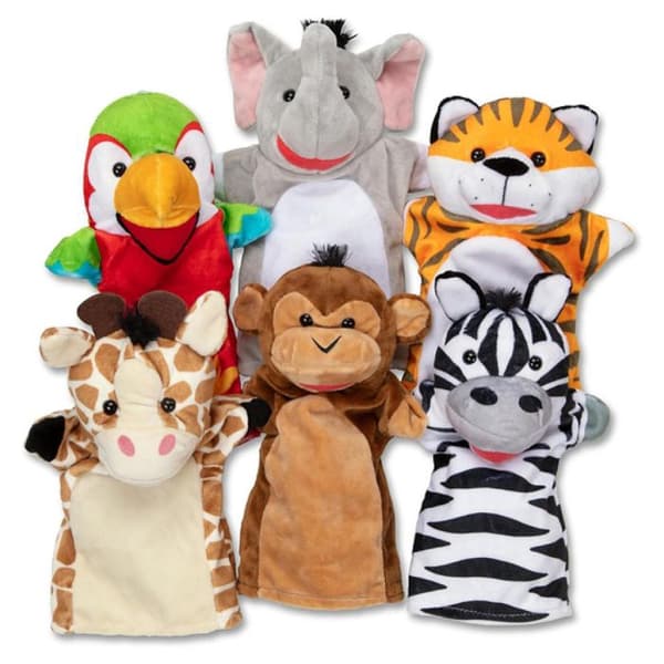 Melissa & Doug Safari dockset (6 dockor)