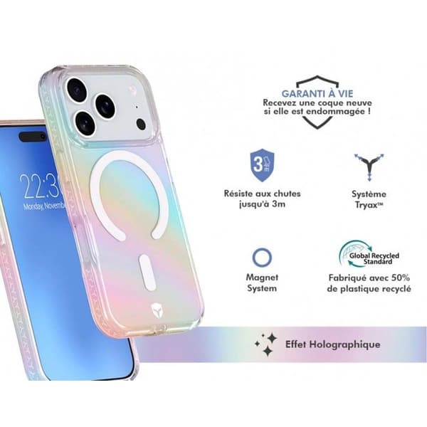 FC Air MagSafe-etui - iPhone 17 Pro - Holografisk