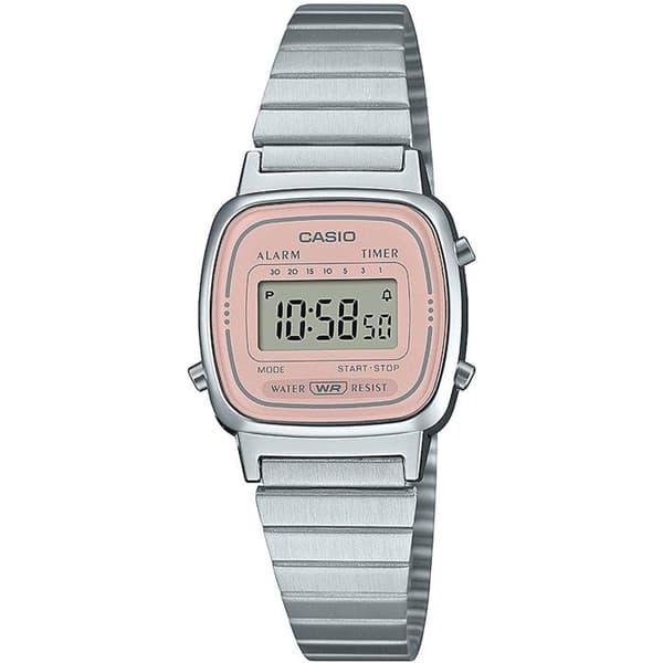 Klocka - CASIO - LA670WEA - Unisex - Rosa - Kvarts - Digital