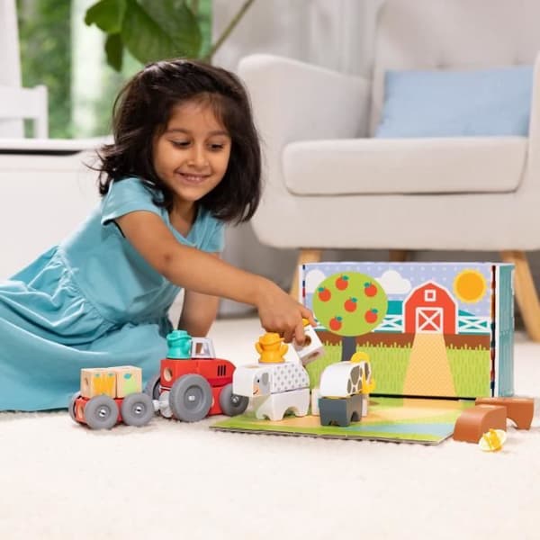 Blockables - Bondgården - 56 bitar - Från 2 år - Melissa & Doug