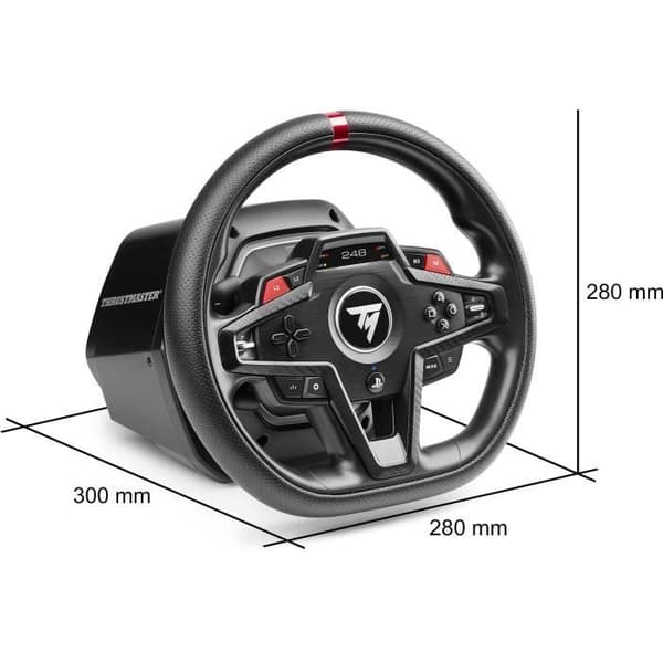 PC-rat - THRUSTMASTER - T248R - Ergonomisk og alsidig - 280 mm - Sort