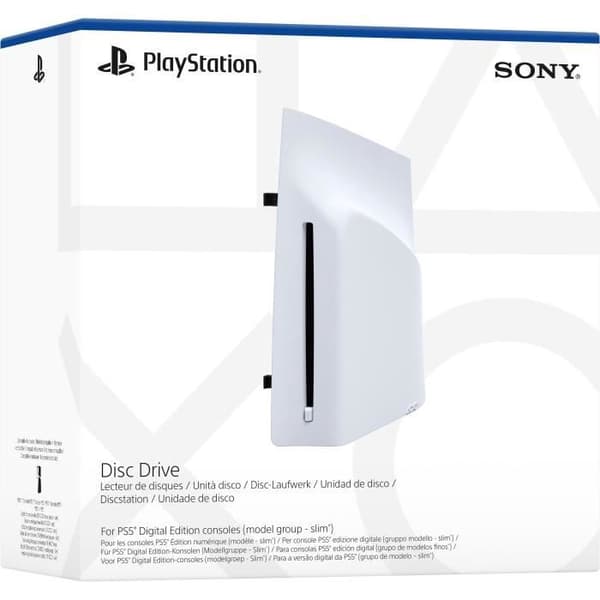 PS5 Digital Edition -konsolin levysoitin