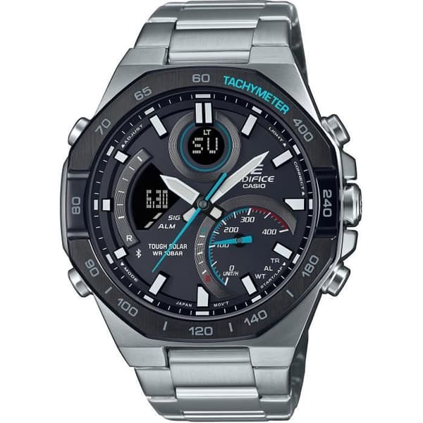 Rannekello - CASIO - ECB-950DB-1AEF - 51,2 mm - Musta