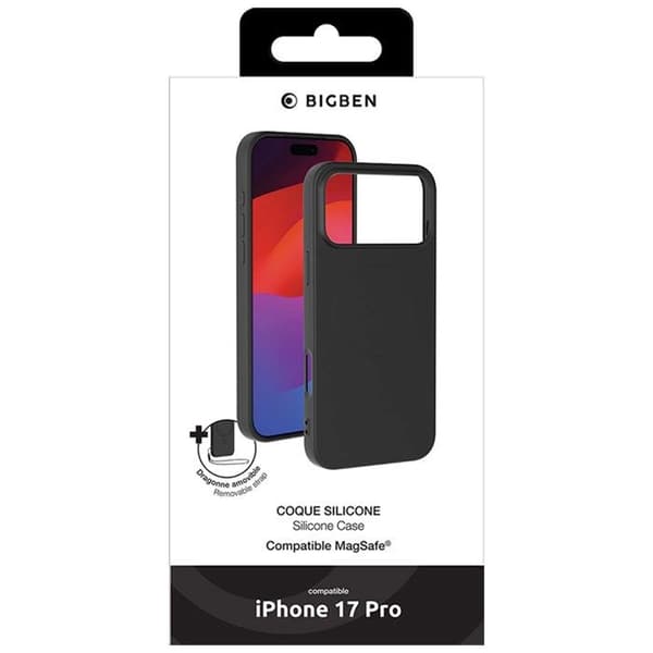 MagSafe-skal - iPhone 17 Pro - Silikon - Svart