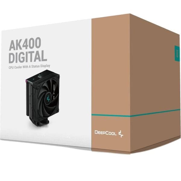 CPU-køler - DEEPCOOL - AK400 Digital - 1x120mm - Digitalt display - A-RGB