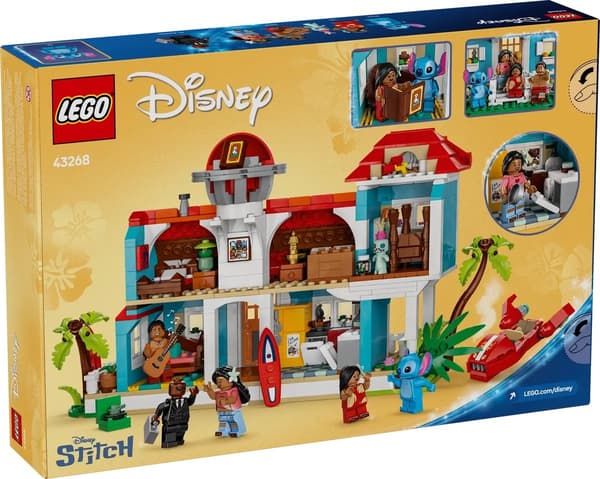 LEGO DISNEY 43268 Lilo ja Stitch Rantahuvila