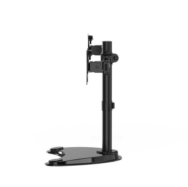 Gembird MS-D2ST-02 Skærmbordstativ (roter, vip, drej), 13”-32”, sort
