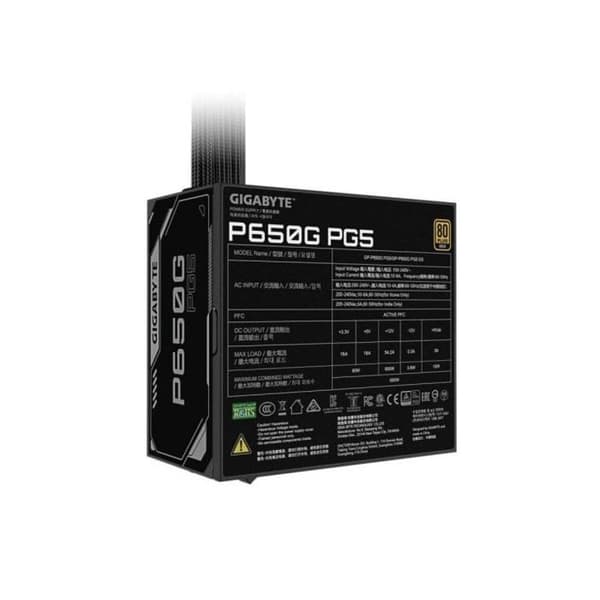 GIGABYTE - GP-P650G PG5 80+ Gold - Virtalähde - 650 W