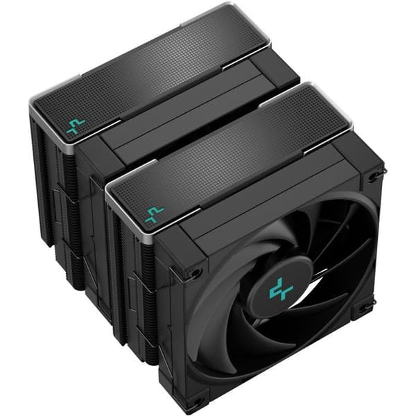 DEEPCOOL AK620 Zero Dark (svart) - CPU-kylare - 2x120mm
