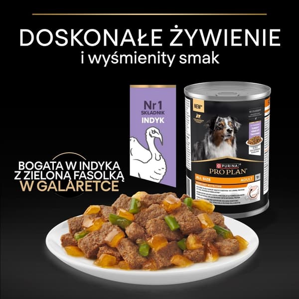 PURINA Pro Plan Everyday Nutrition Voksen Kalkun i gelé - vådfoder til hunde - 400 g